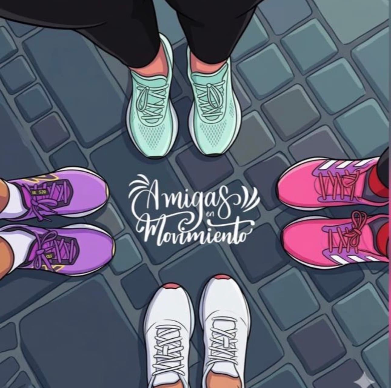 Logo de Amigas en Movimiento