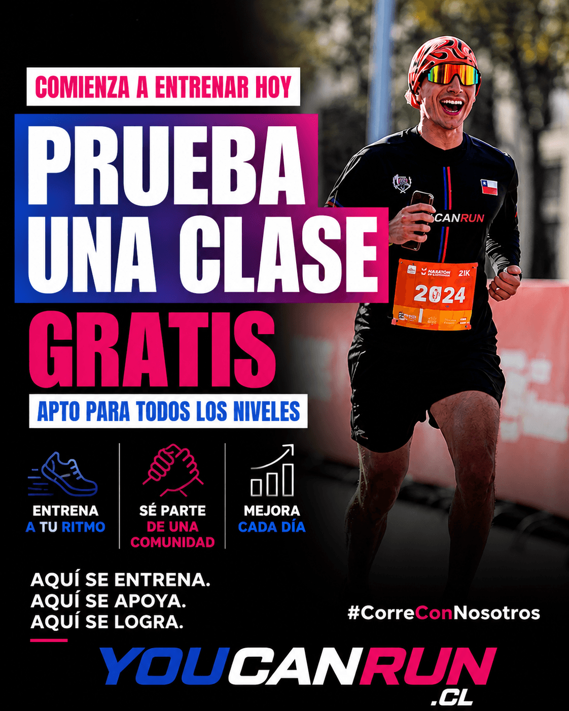 Logo de YouCanRun.Cl